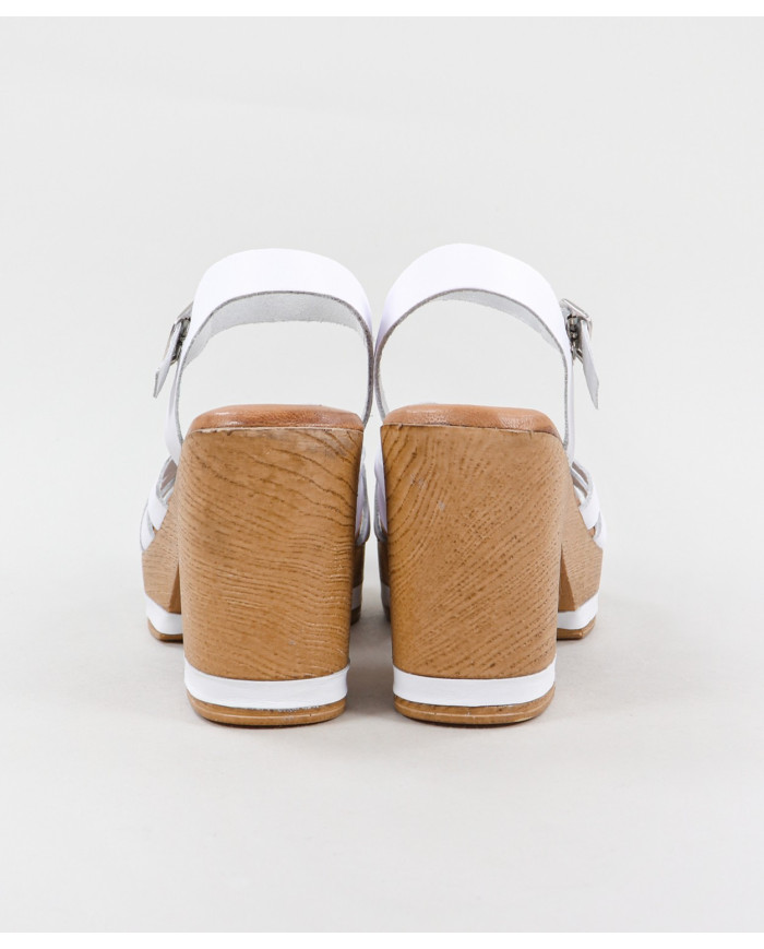 Sandalias de Madera Contrachapada para Mujer Ginova