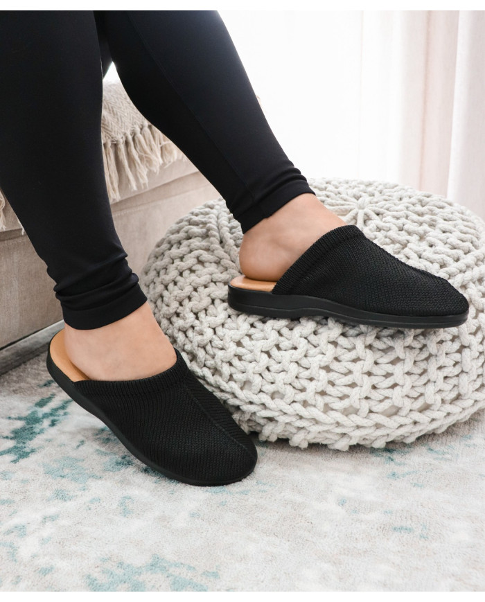 Comfort Slippers with Gaspea in Mesh Tricoted