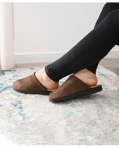 Comfort Slippers with Gaspea in Mesh Tricoted