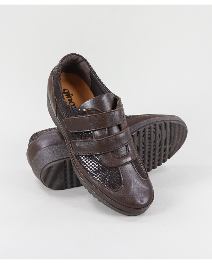 Ginova Women Shoes with Double Velcro Strip