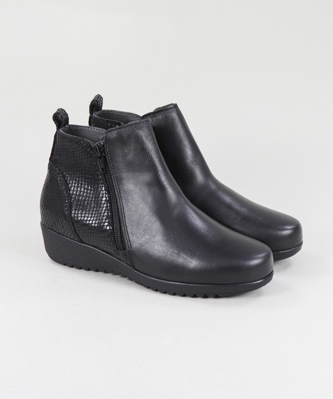 Ginova Comfortable Women's Boots with Zipper