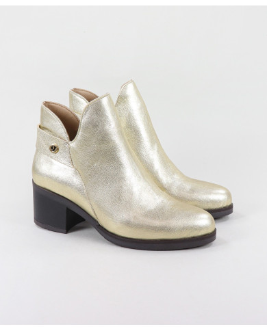 Botas de Mulher Ginova com Efeito Metalizado