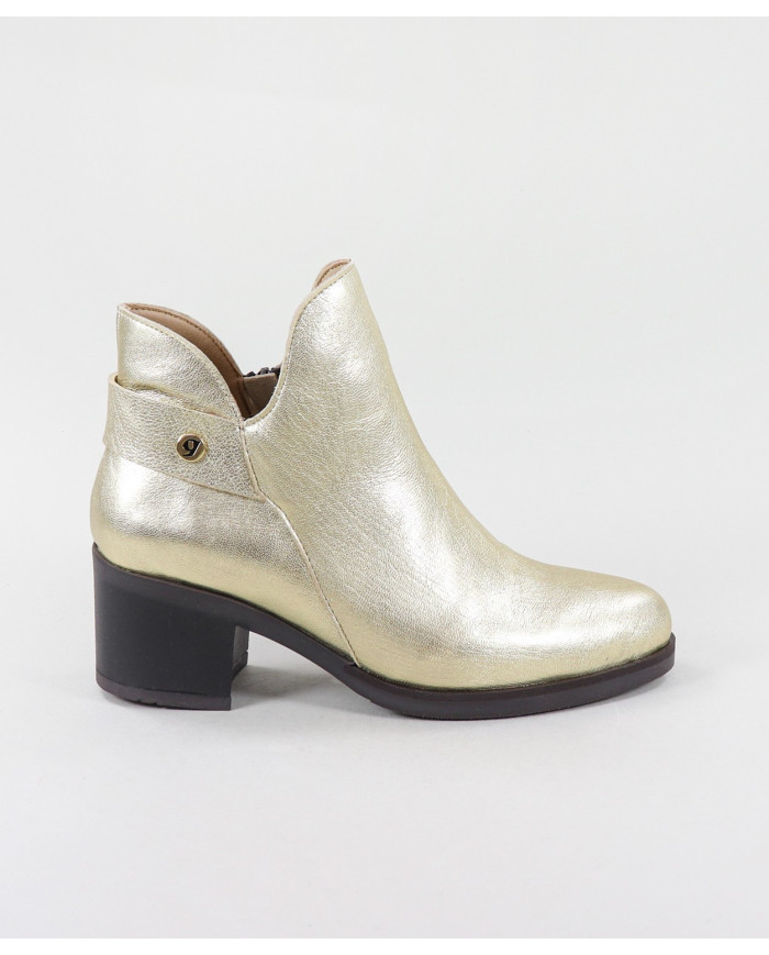 Botas de Mujer Ginova con Efecto Metálico