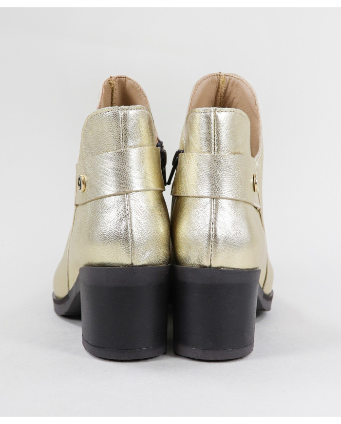 Botas de Mujer Ginova con Efecto Metálico