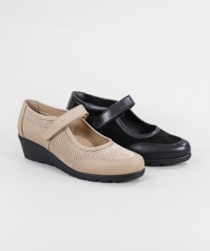 Ginova Women's Shoes with Velcro Strip