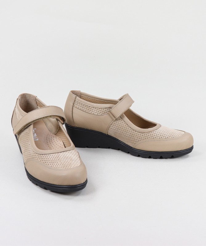 Sapatos de Mulher Ginova com Tira de Velcro