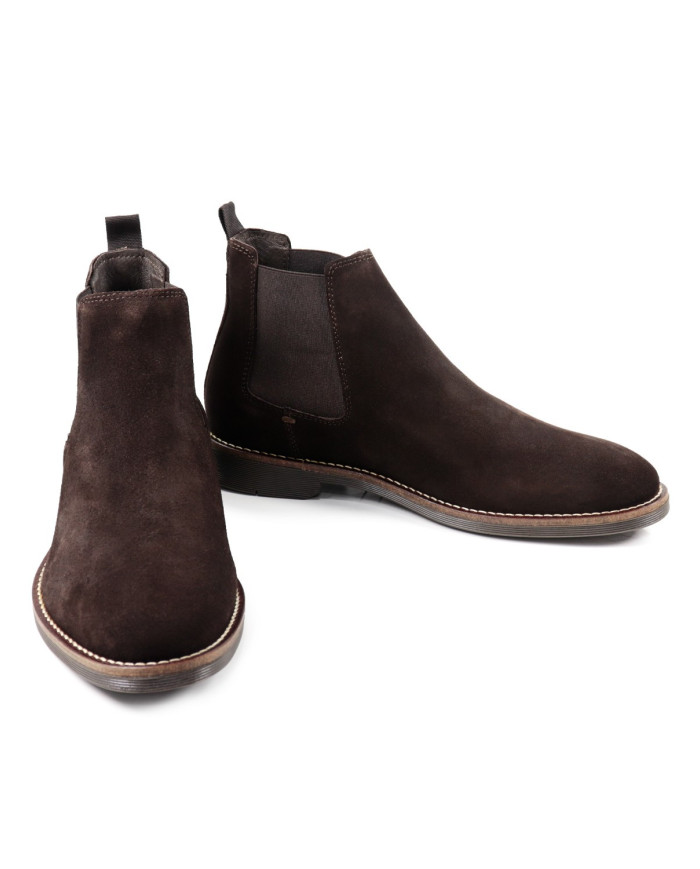 Botas de hombres con doble Ginova elástica