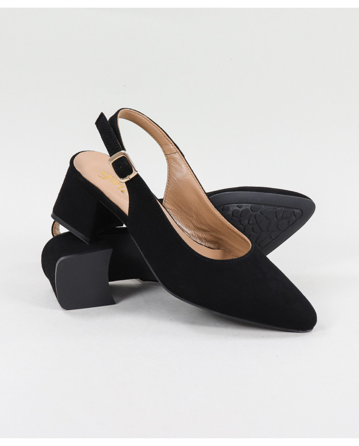 Lady Ginova Shoes with Middle Heel