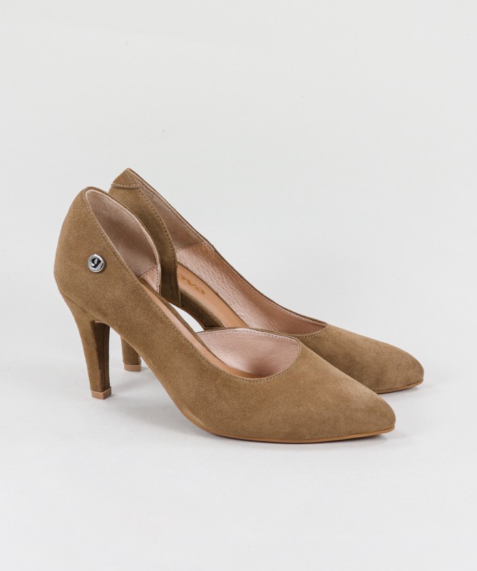 Ginova Ladies Stilettos with Asymmetrical Cut