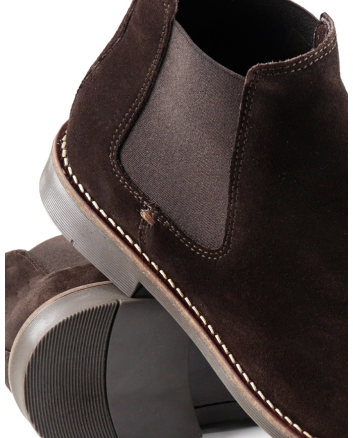 Botas de hombres con doble Ginova elástica