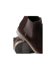 Botas Castanhas de Homem com Duplo Elástico Ginova