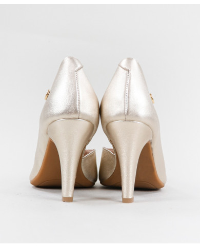 Ginova Ladies Stilettos con Corte Asimétrico