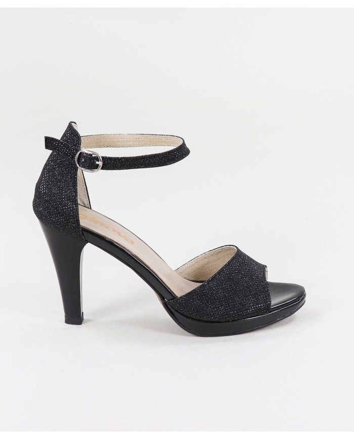 Sandalias de Mujer Ginova con Purpurina