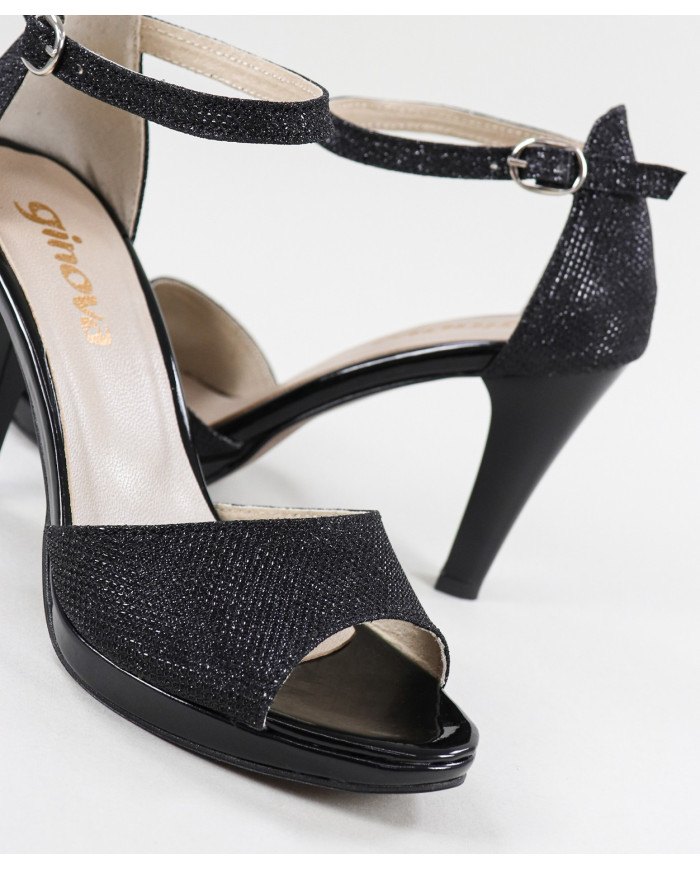 Sandalias de Mujer Ginova con Purpurina