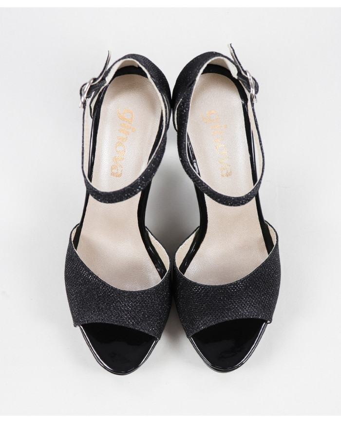 Sandalias de Mujer Ginova con Purpurina