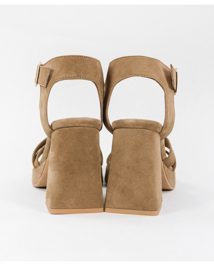 Sandalias de Mujer Ginova con Tacón Ancho