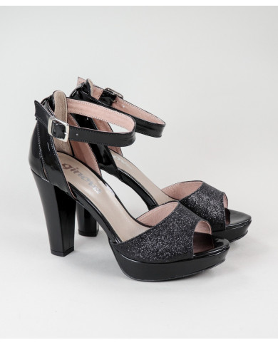 Sandálias de Mulher Ginova com Glitter