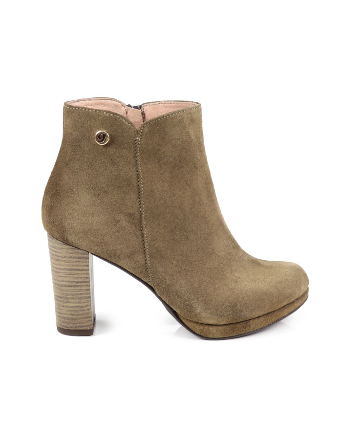 Botas de salto de alta Ginova en Camurça