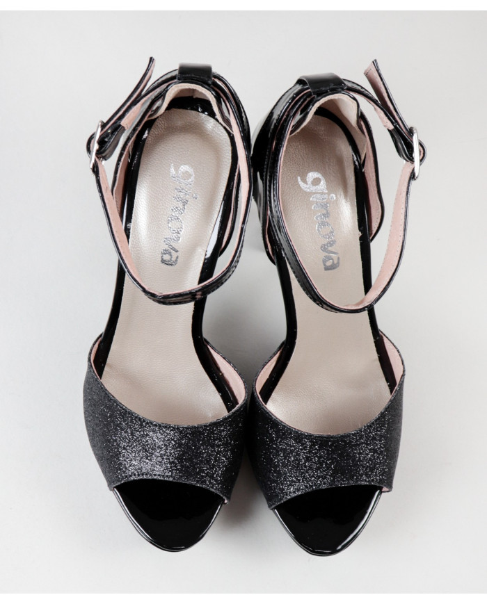 Sandalias de Mujer Ginova con Purpurina