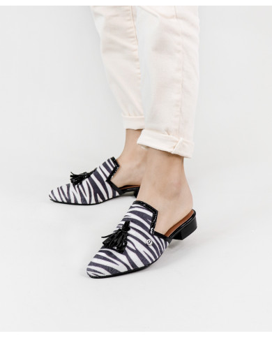 Mules de Mujer Ginova con Estampado
