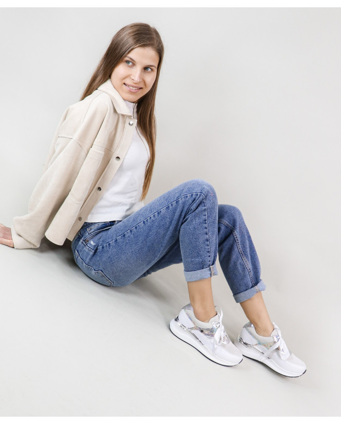 Zapatillas de Mujer Ginova con Cordones Satinados