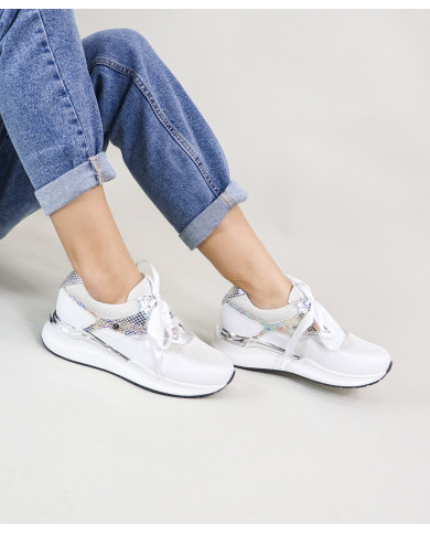 Zapatillas de Mujer Ginova con Cordones Satinados