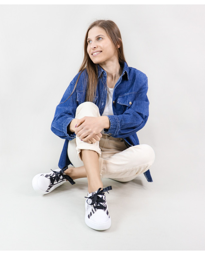 Ginova Women's Trainers with Pattern