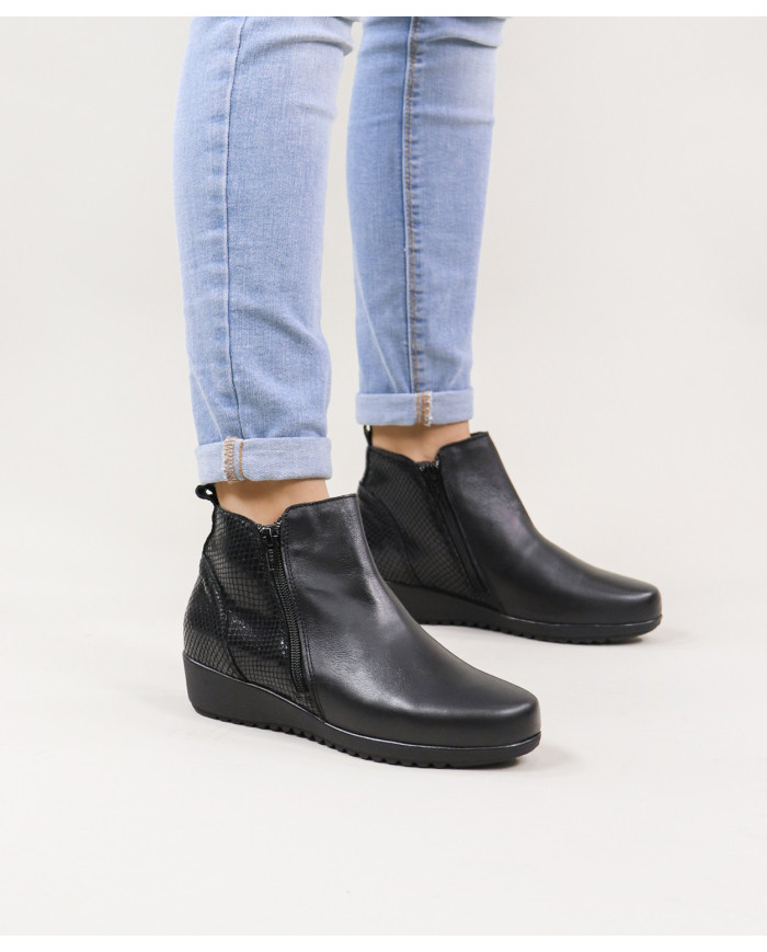 Botas de Mujer Ginova Cómodas con Cremallera
