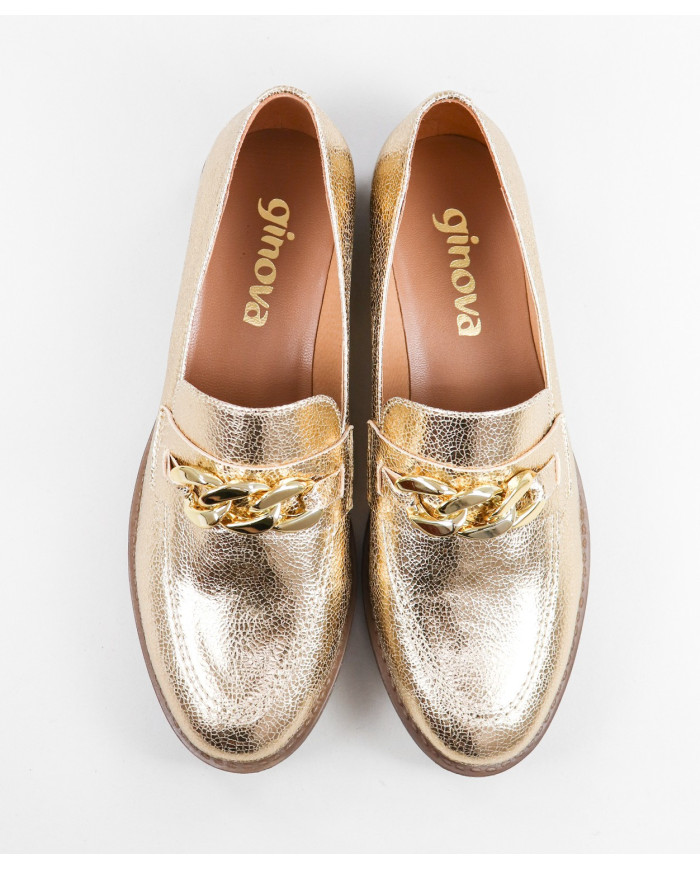 Mocassins de Senhora Ginova com Corrente