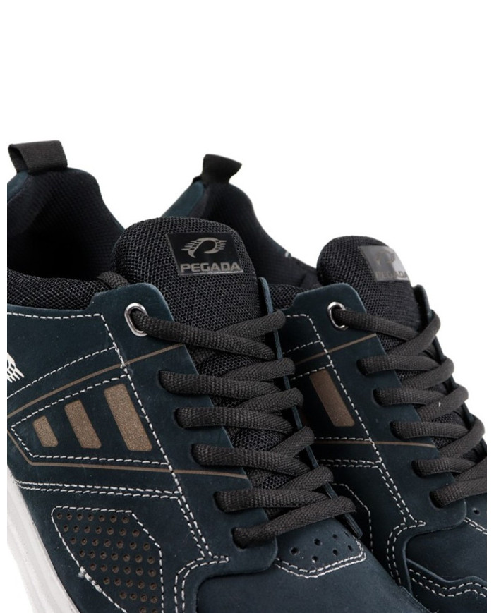 Wholesalers Blue Man Sneakers Footprint