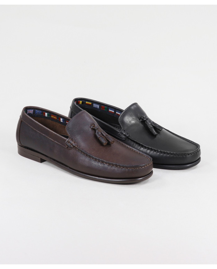 Ginova Man Moccasins with Berloques