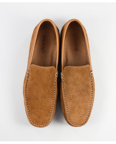Ginova Man Moccasins in Camurça