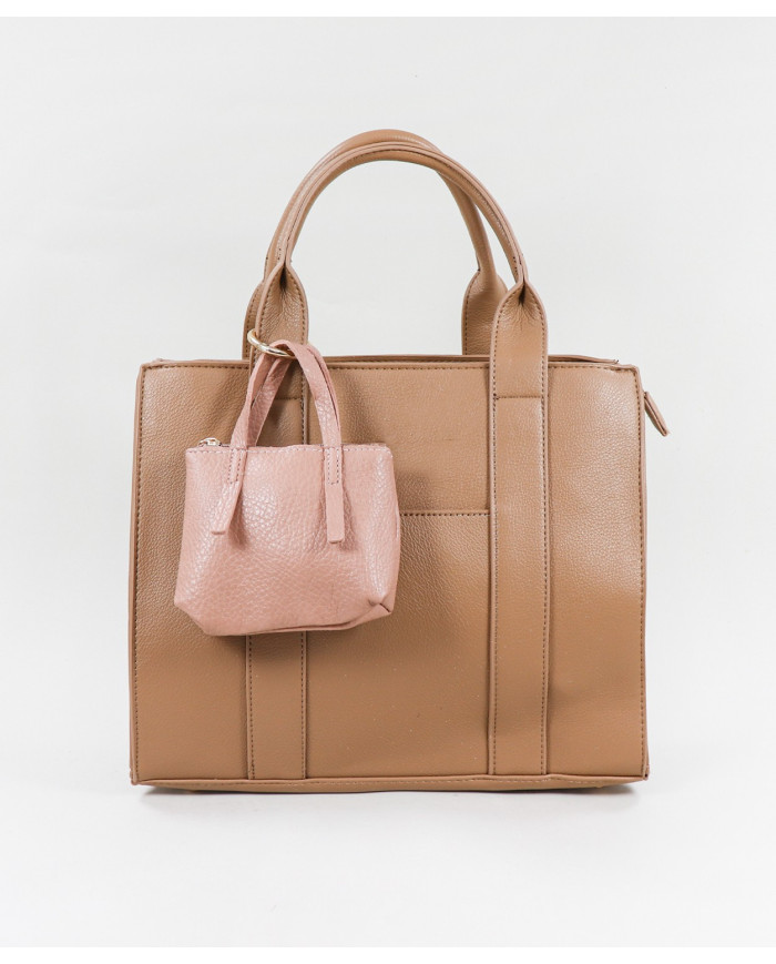 Mala de Senhora Camel Elegante