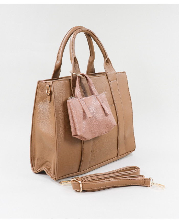 Mala de Senhora Camel Elegante