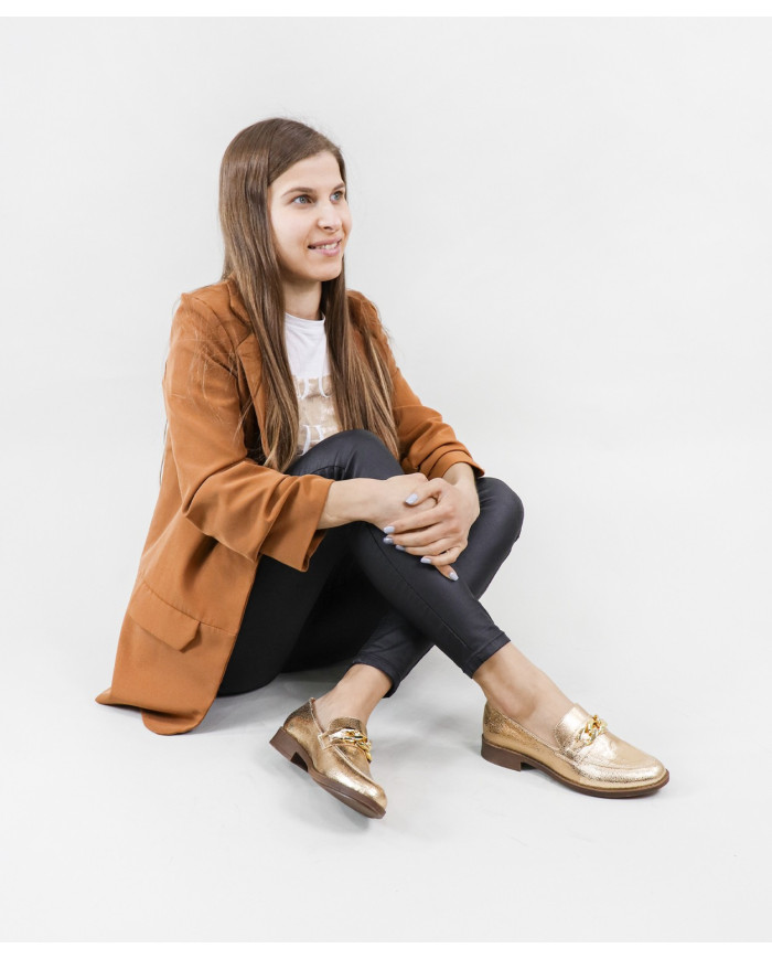 Mocassins de Senhora Ginova com Corrente