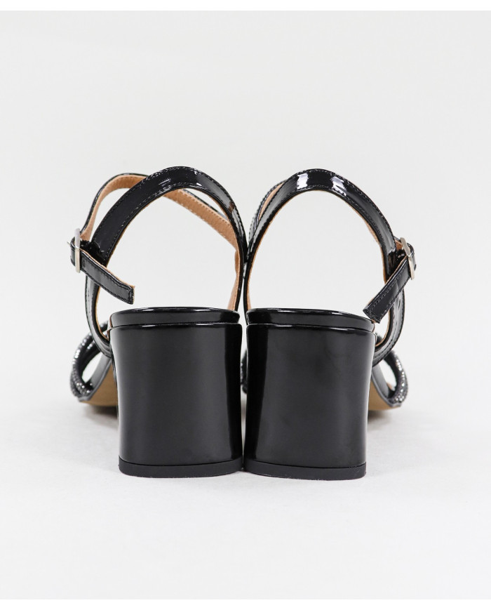 Lady Ginova Sandals with Bright Strips