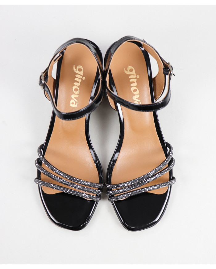 Lady Ginova Sandals with Bright Strips