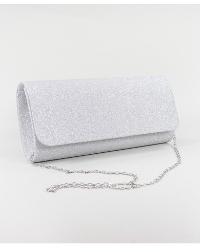 Pochete Prata de Cerimónia para Senhora