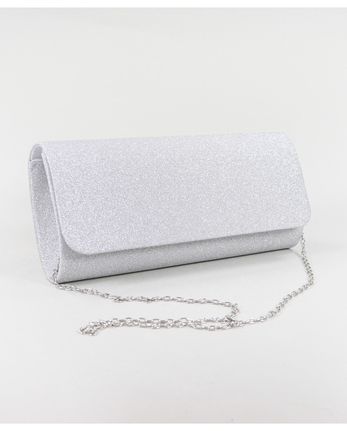 Pochete Prata de Cerimónia para Senhora