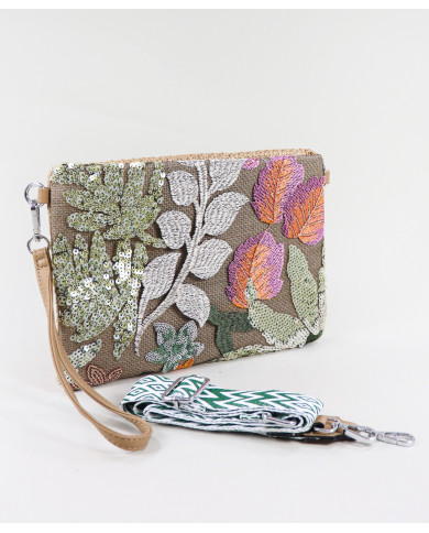 Ladies' Clutch with Decorated Front