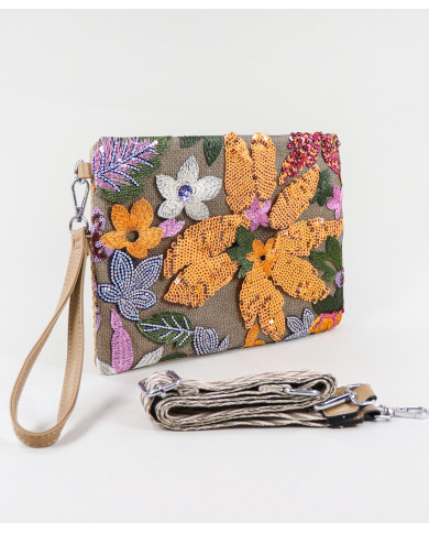 Clutch de Senhora com Frente Decorada