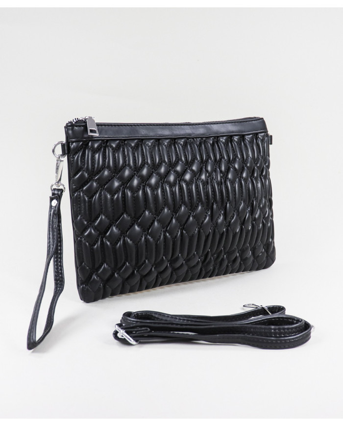 Clutch Preta de Senhora Padded