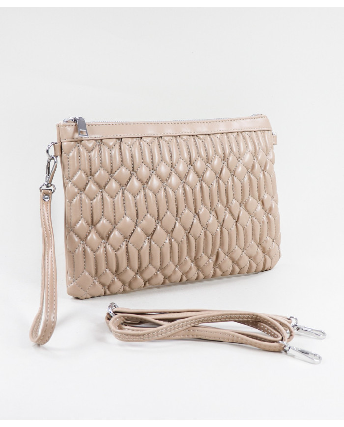Clutch Taupe de Senhora Padded