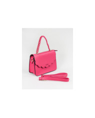 Bolso de Señora Fuxia con Asa de Cadena