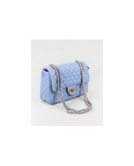 Mala Média Azul de Senhora com Alça Decorada