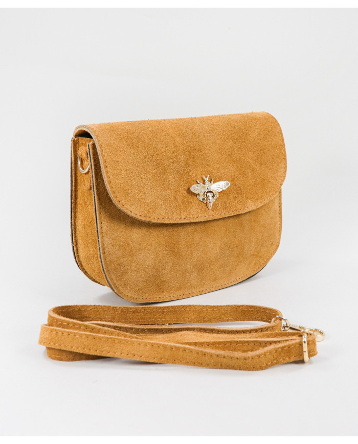 Mala Camel em Pele de Senhora