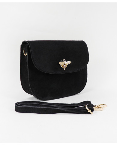 Bolso Negro de Señora de Piel para Mujer