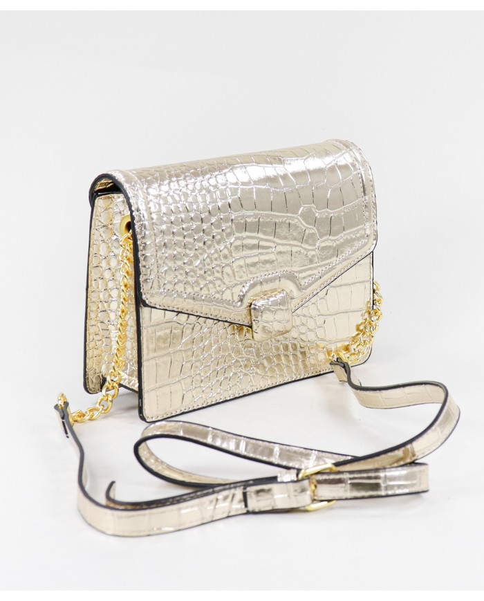 Ladies Gold Case with Metal Finish