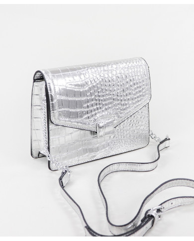 Ladies Silver Case with Metal Finish