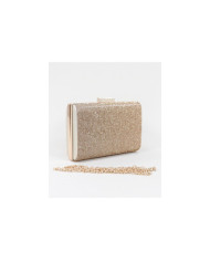Bolsillo Oro de señora con Adornos de Purpurina